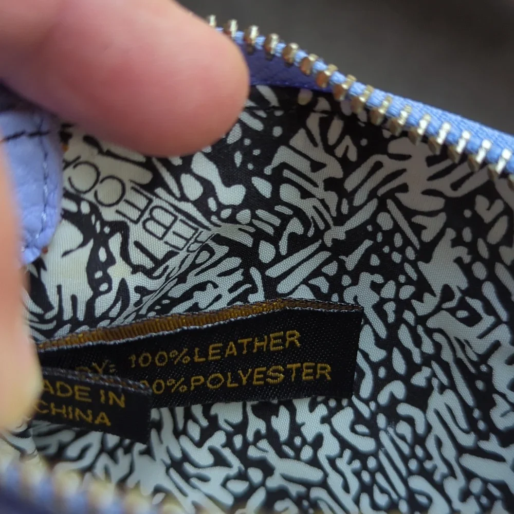 Rebecca Minkoff Lavender Leather Zip Pouch
